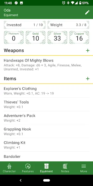 Download Character Sheet for any RPG [MOD Unlocked] latest version 1.2.5 for Android