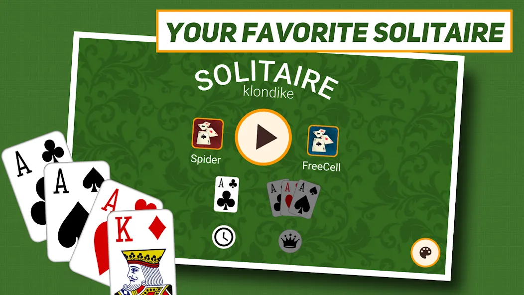 Download Klondike Solitaire: Classic [MOD Unlocked] latest version 1.3.3 for Android