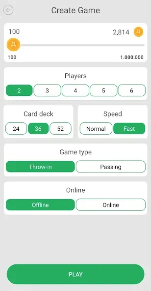 Download Play Durak - Online, Best AI, [MOD Menu] latest version 2.8.8 for Android