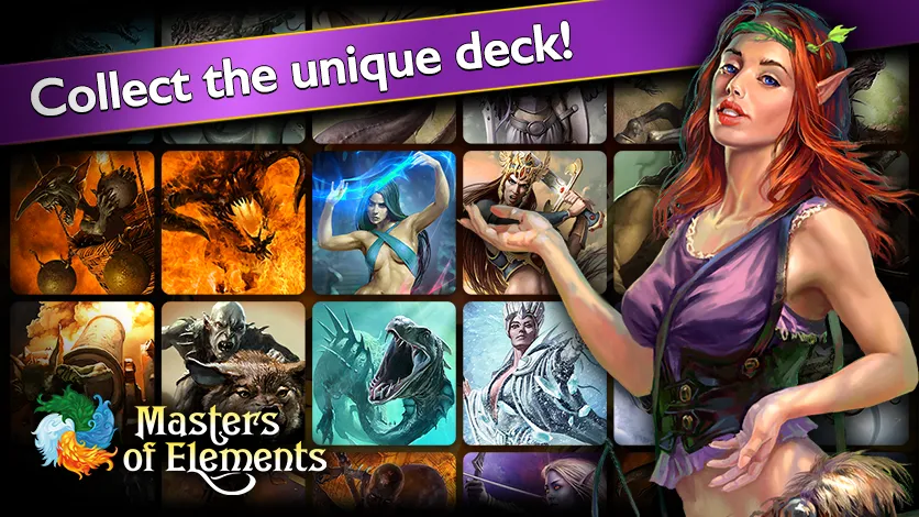Download Masters of Elements－Online CCG [MOD Unlimited coins] latest version 0.7.6 for Android