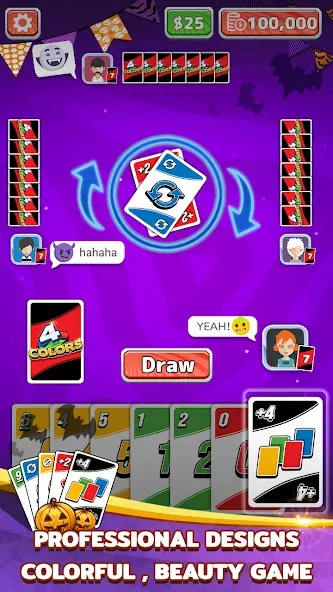 Download 4 Colors Card Game [MOD MegaMod] latest version 1.9.9 for Android