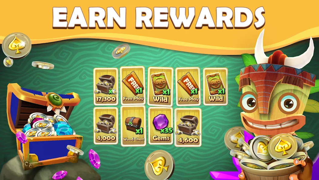 Download Tiki Solitaire TriPeaks [MOD Menu] latest version 2.1.1 for Android