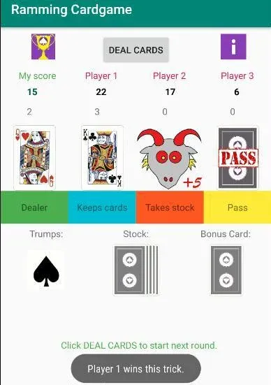 Download Ramming Cardgame [MOD Unlimited money] latest version 1.1.2 for Android