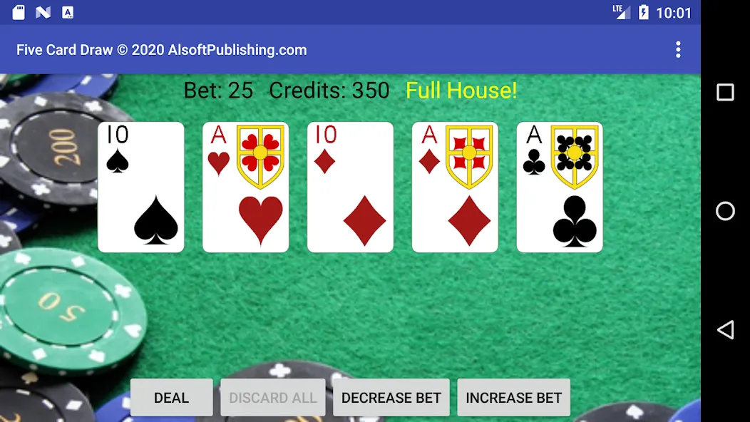 Download Five Card Draw Poker [MOD Unlimited money] latest version 2.6.6 for Android