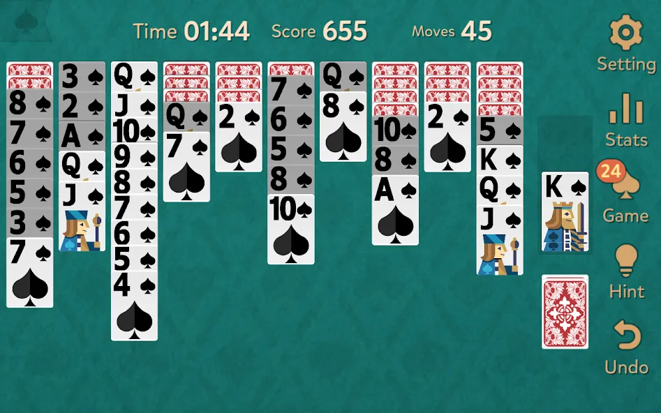 Download Spider Solitaire: Kingdom [MOD Menu] latest version 1.7.4 for Android