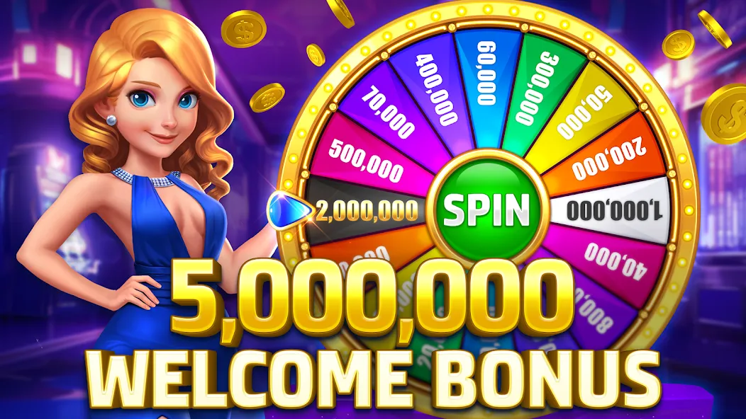 Download HighRoller Vegas: Casino Games [MOD Unlimited coins] latest version 0.6.1 for Android