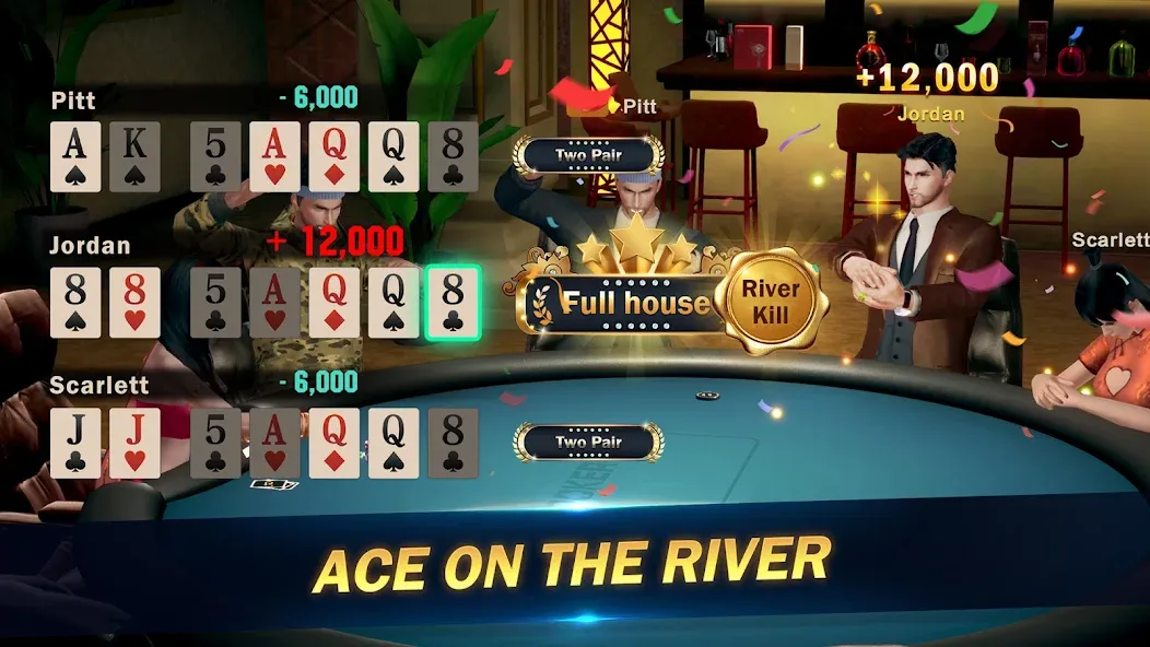 Download Hi Poker 3D:Texas Holdem [MOD Unlimited coins] latest version 1.2.2 for Android