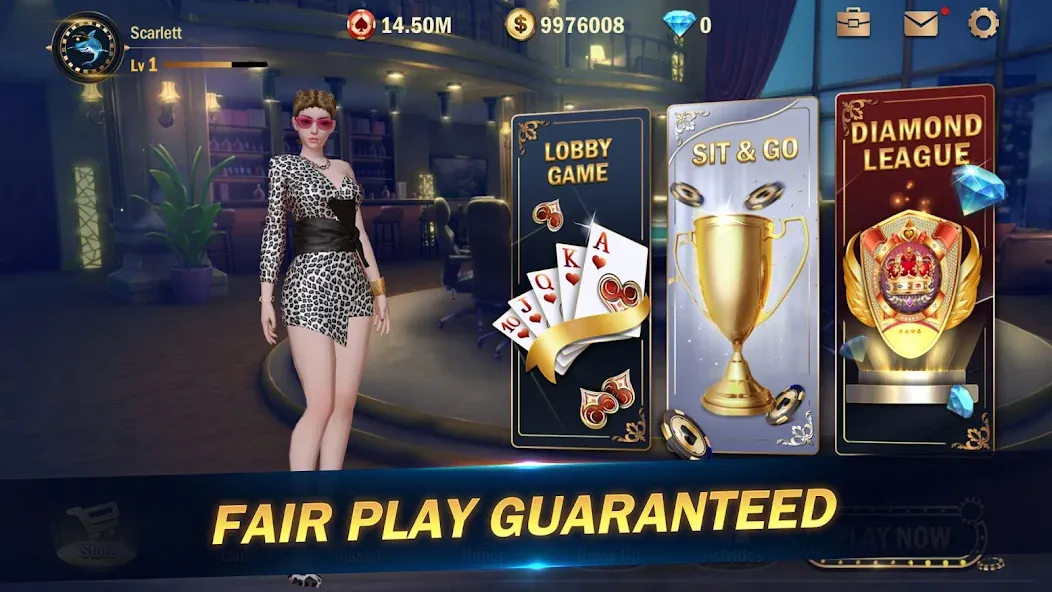 Download Hi Poker 3D:Texas Holdem [MOD Unlimited coins] latest version 1.2.2 for Android