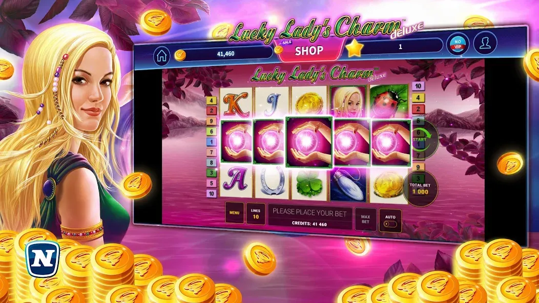 Download Lucky Lady's Charm Deluxe Slot [MOD Unlimited money] latest version 2.4.8 for Android