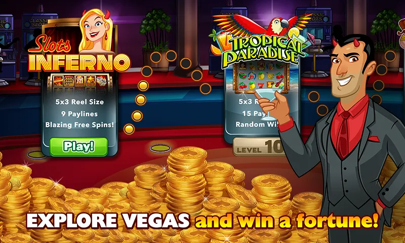 Download Slots Jackpot Inferno Casino [MOD MegaMod] latest version 2.6.2 for Android
