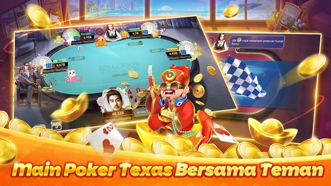 Download Poker Texas Boyaa [MOD Unlimited money] latest version 2.3.1 for Android