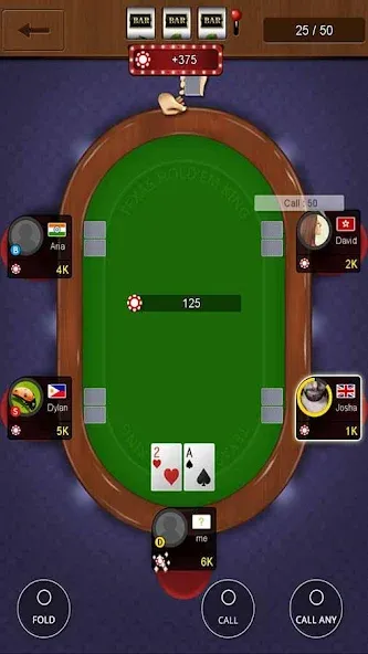 Download Texas holdem poker king [MOD Unlocked] latest version 0.5.5 for Android