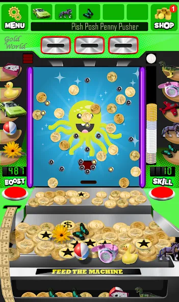 Download Pish Posh Penny Pusher [MOD Unlimited coins] latest version 0.1.9 for Android