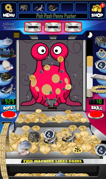 Download Pish Posh Penny Pusher [MOD Unlimited coins] latest version 0.1.9 for Android