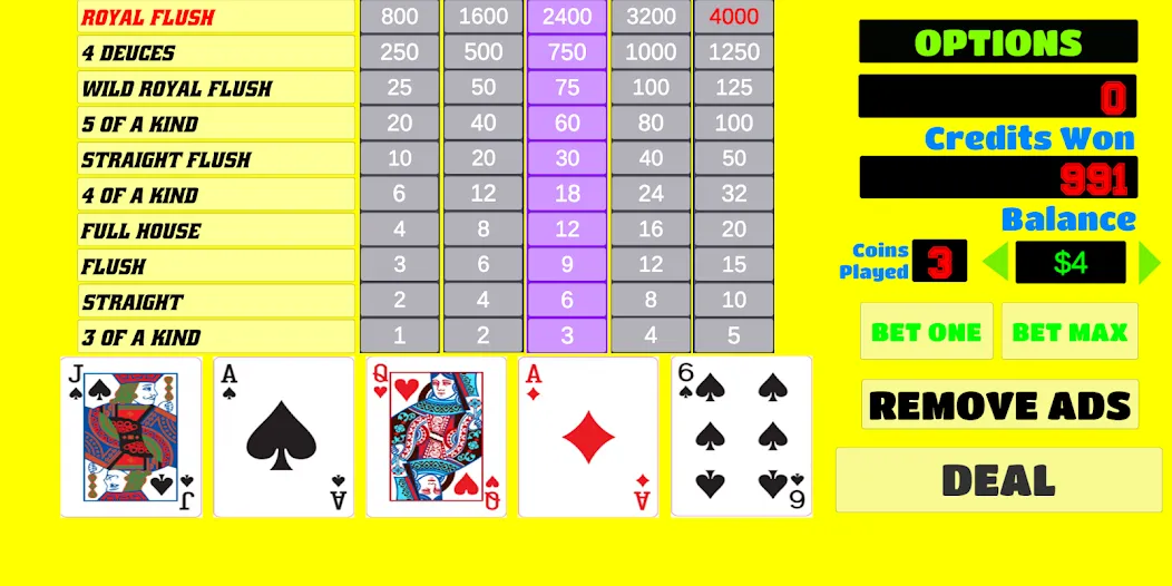 Download Deuces Wild - Video Poker [MOD Unlimited coins] latest version 1.7.1 for Android