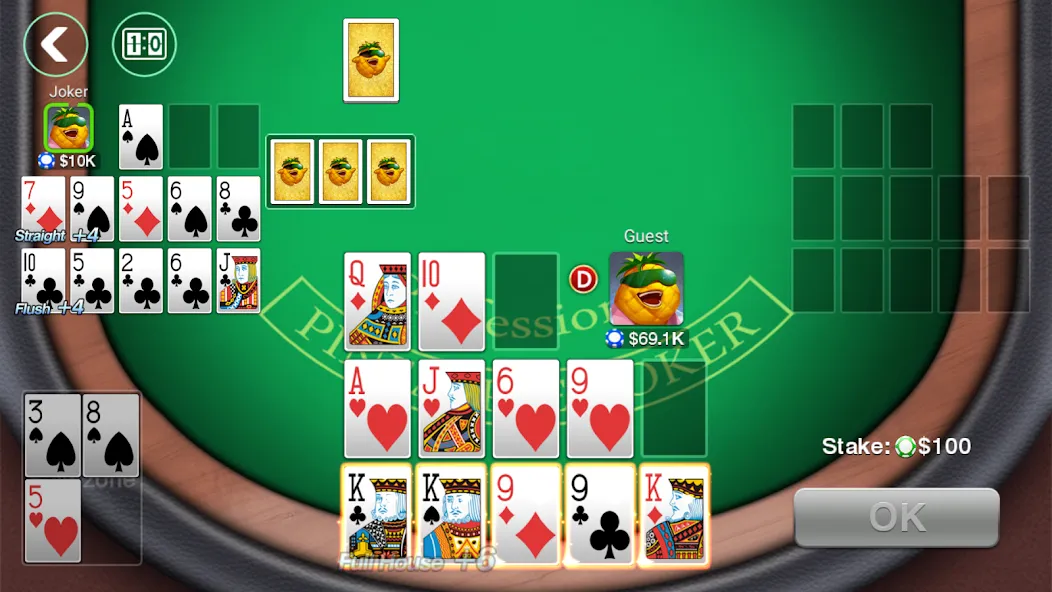 Download DH Pineapple Poker OFC [MOD Menu] latest version 1.3.8 for Android