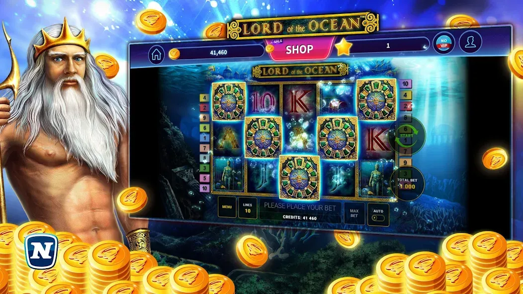 Download Lord of the Ocean™ Slot [MOD Unlocked] latest version 1.1.8 for Android