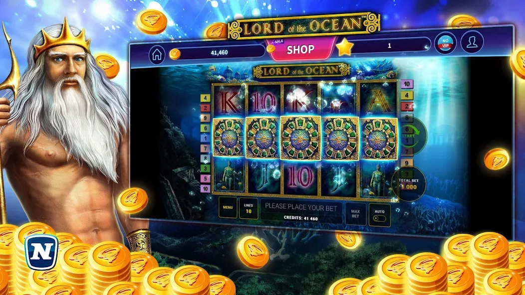 Download Lord of the Ocean™ Slot [MOD Unlocked] latest version 1.1.8 for Android