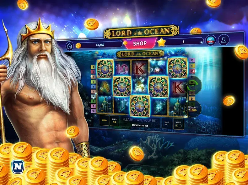 Download Lord of the Ocean™ Slot [MOD Unlocked] latest version 1.1.8 for Android