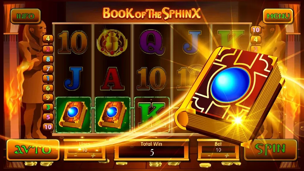 Download Book Of Sphinx Slot [MOD Unlocked] latest version 1.4.7 for Android