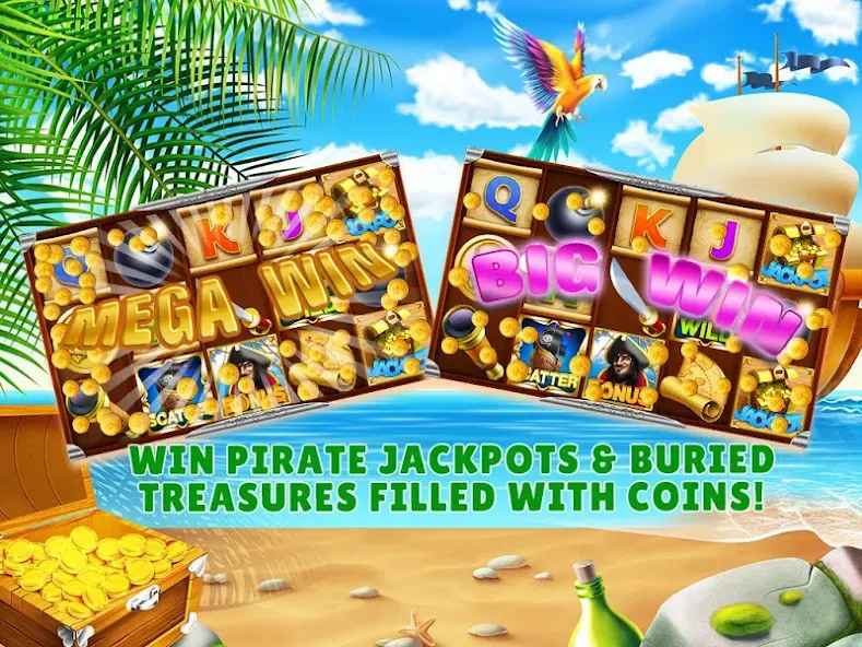 Download Pirates Slots Casino Games [MOD Menu] latest version 1.5.8 for Android