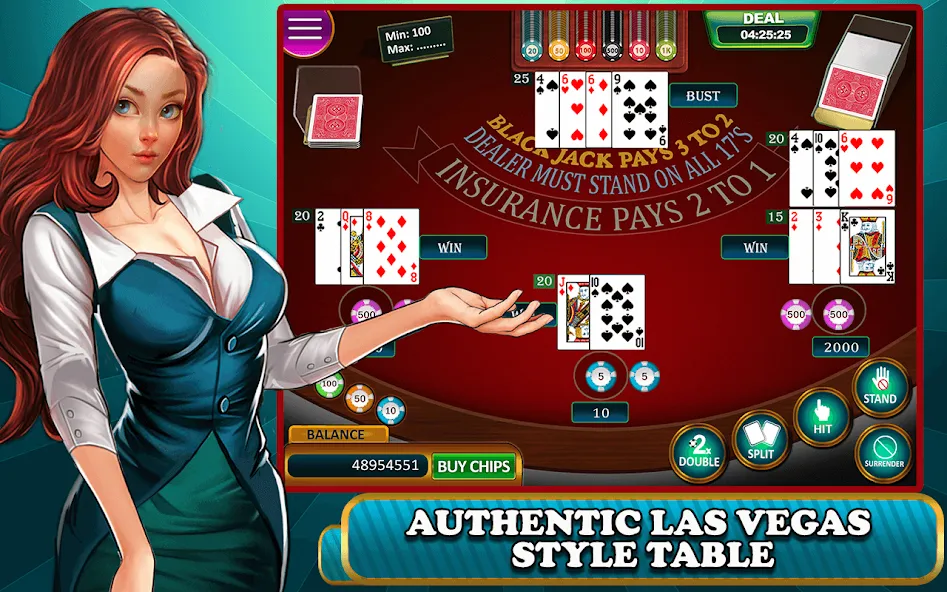 Download BlackJack -21 Casino Card Game [MOD MegaMod] latest version 2.6.4 for Android