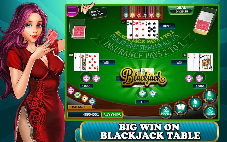 Download BlackJack -21 Casino Card Game [MOD MegaMod] latest version 2.6.4 for Android