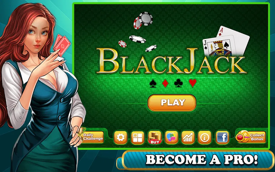 Download BlackJack -21 Casino Card Game [MOD MegaMod] latest version 2.6.4 for Android