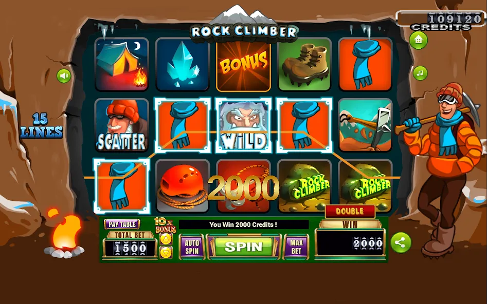 Download Rock Climber Slot [MOD Unlimited coins] latest version 0.2.1 for Android