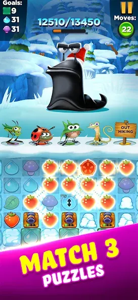 Download Best Fiends - Match 3 Puzzles [MOD Unlimited money] latest version 1.5.3 for Android