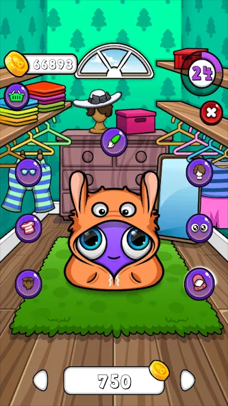 Download Moy 7 - Virtual Pet Game [MOD MegaMod] latest version 0.7.8 for Android