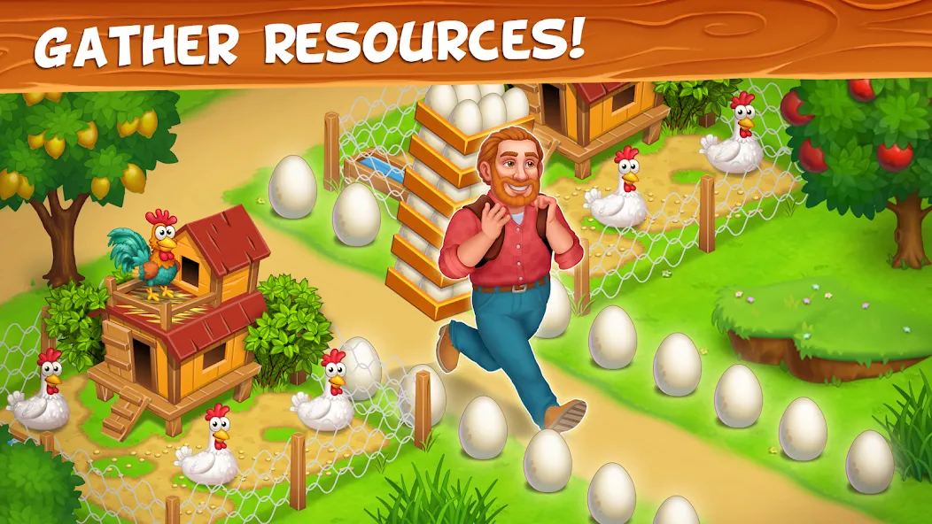 Download Farm Town Village Build Story [MOD Unlimited coins] latest version 2.3.8 for Android