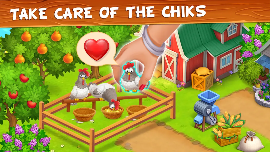 Download Farm Town Village Build Story [MOD Unlimited coins] latest version 2.3.8 for Android