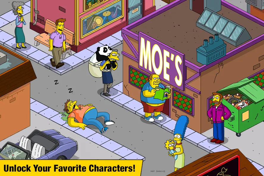 Download The Simpsons™: Tapped Out [MOD Unlimited coins] latest version 0.3.8 for Android