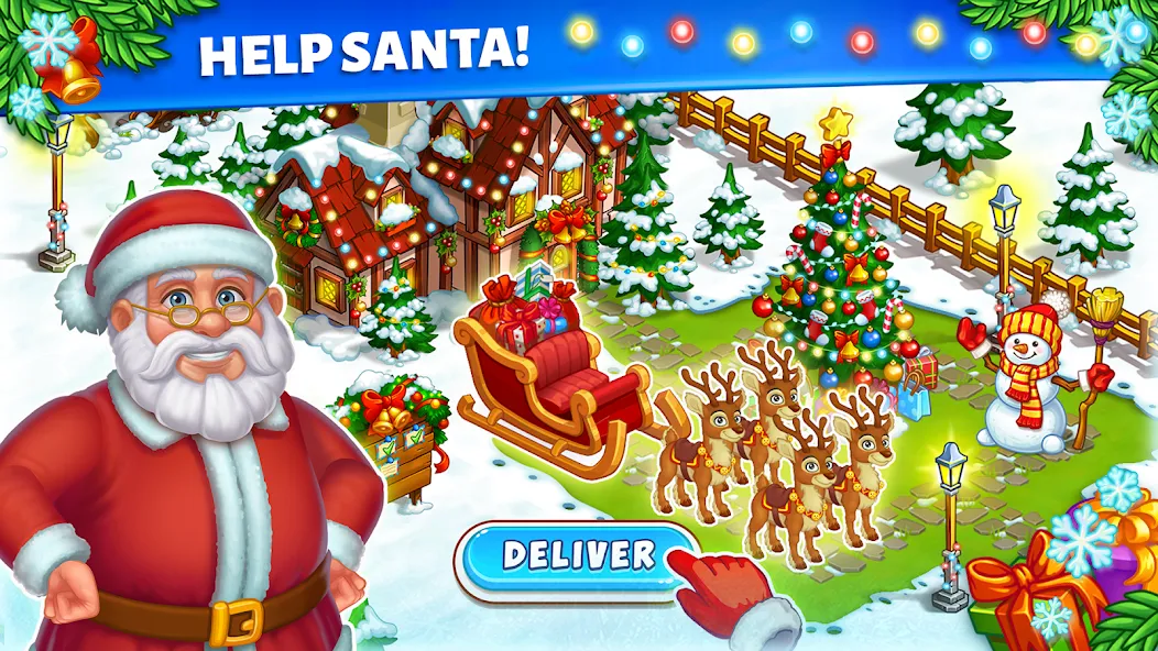 Download Snow Farm - Santa Family story [MOD Unlocked] latest version 2.4.6 for Android