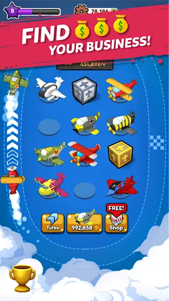 Download Merge AirPlane: Plane Merger [MOD Unlocked] latest version 1.9.7 for Android