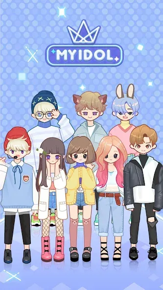 Download MYIDOL (#Dress up #BoyGroup #k [MOD Unlimited money] latest version 0.6.8 for Android