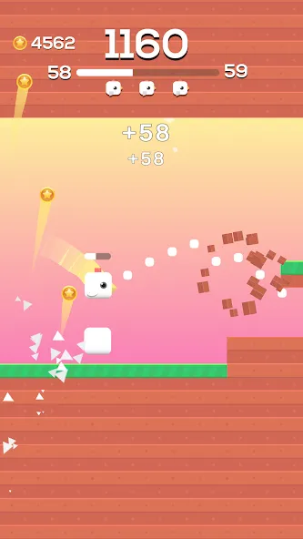 Download Square Bird - Flappy Chicken [MOD Unlimited money] latest version 1.9.3 for Android