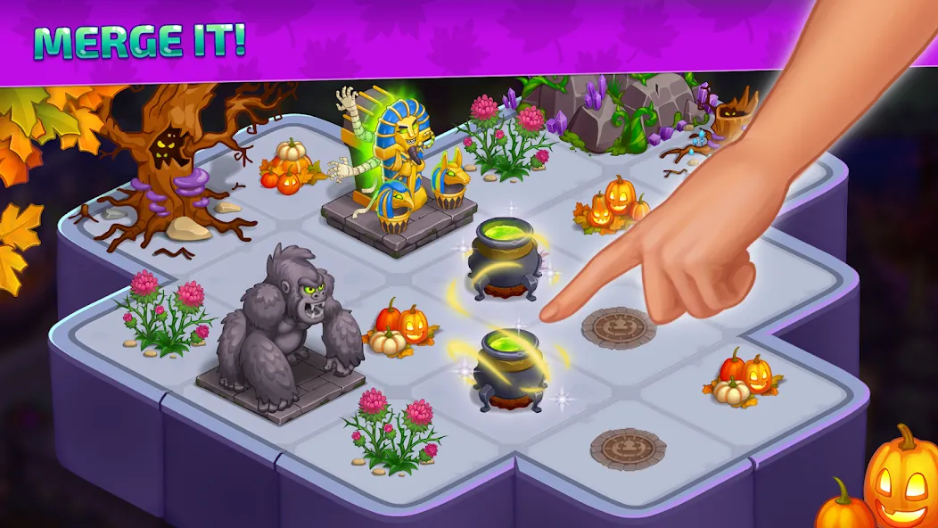 Download Halloween Farm: Monster Family [MOD Menu] latest version 0.7.8 for Android