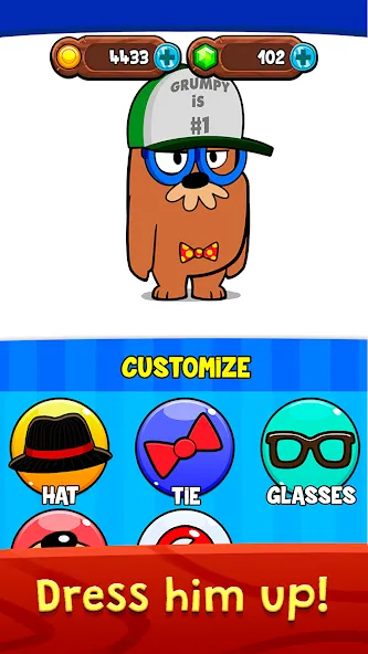 Download My Grumpy: Funny Virtual Pet [MOD MegaMod] latest version 1.8.5 for Android