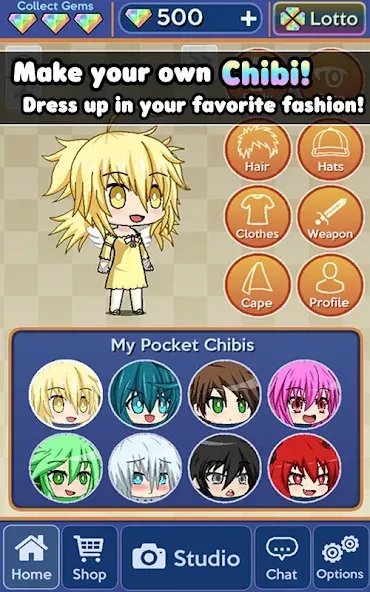 Download Pocket Chibi - Anime Dress Up [MOD Unlimited money] latest version 2.2.6 for Android
