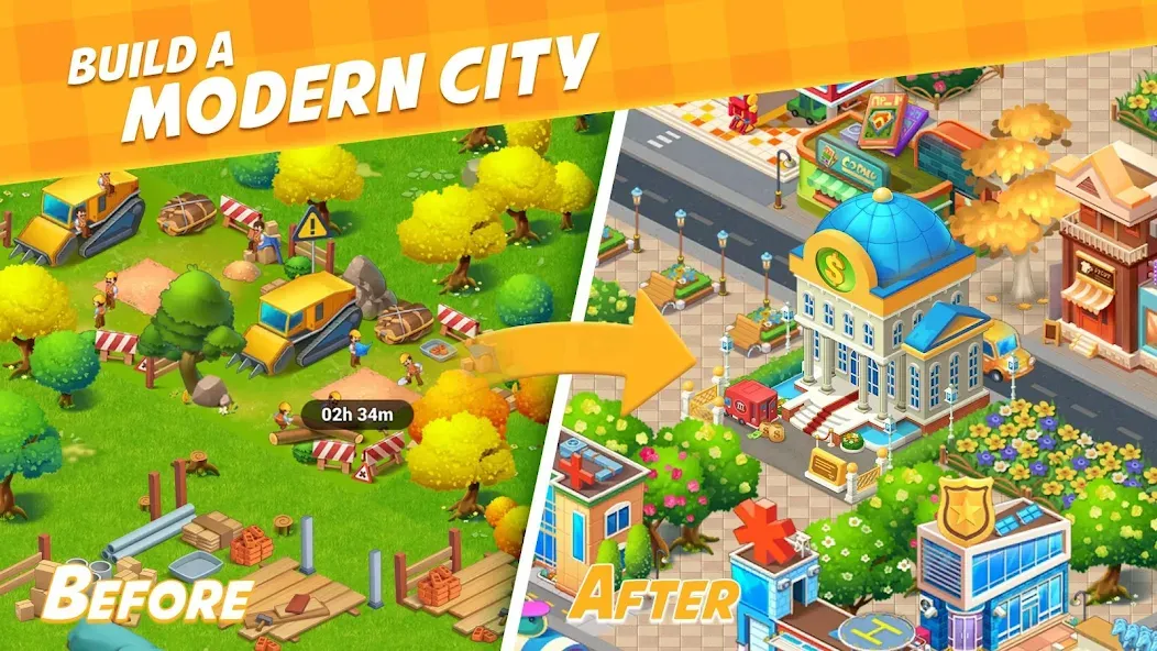 Download Farm City: Farming & Building [MOD MegaMod] latest version 0.4.8 for Android