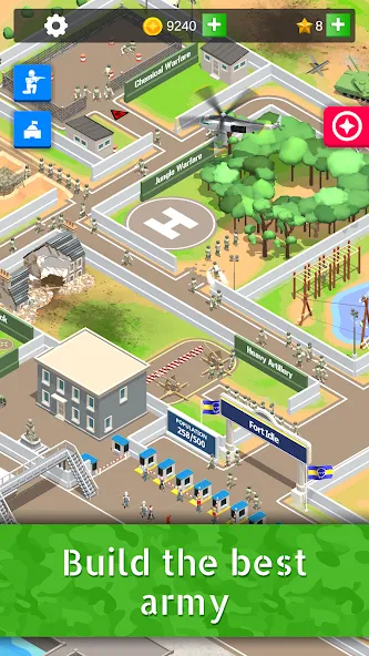 Download Idle Army Base: Tycoon Game [MOD Unlimited coins] latest version 2.6.8 for Android