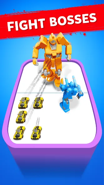Download Robot Merge Master: Car Games [MOD MegaMod] latest version 0.5.9 for Android