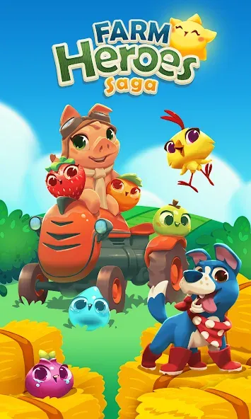 Download Farm Heroes Saga [MOD Unlocked] latest version 2.4.7 for Android