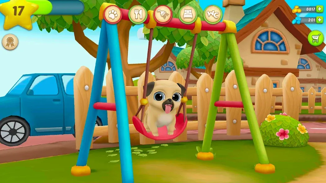 Download My Virtual Pet Louie the Pug [MOD MegaMod] latest version 1.3.9 for Android