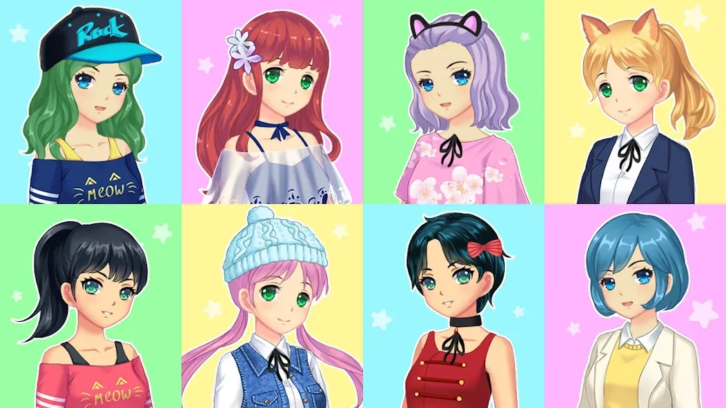 Download Anime Dress Up Games For Girls [MOD MegaMod] latest version 1.2.8 for Android