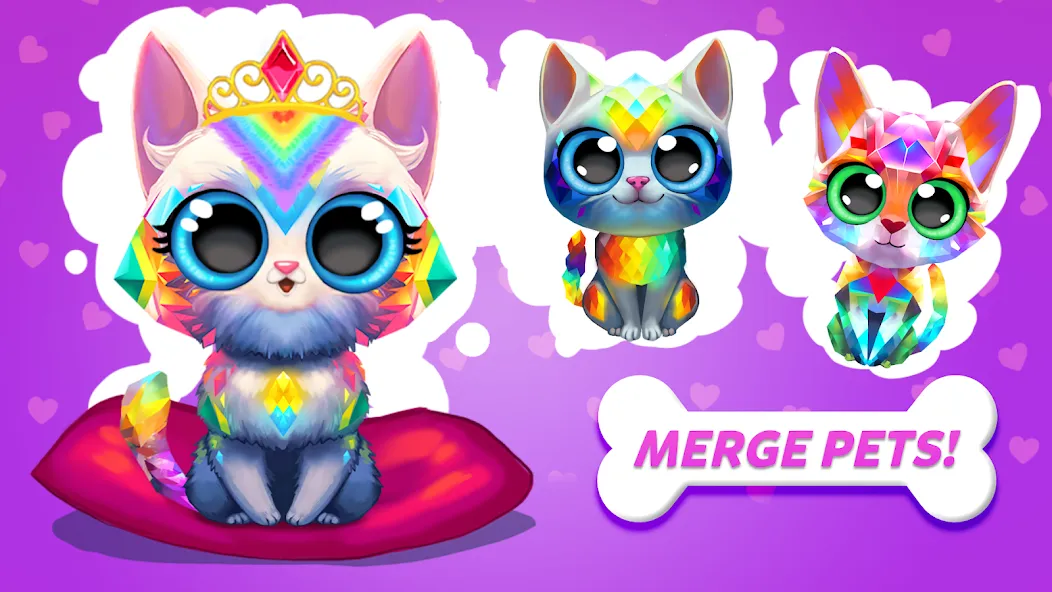 Download Merge Cute Animals: Pets Games [MOD Unlimited money] latest version 1.8.1 for Android