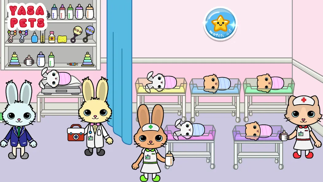 Download Yasa Pets Hospital [MOD Unlimited money] latest version 0.5.4 for Android