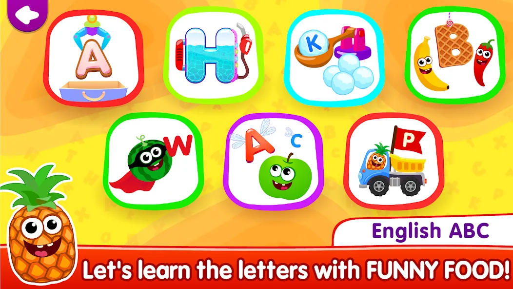 Download ABC kids! Alphabet learning! [MOD Unlimited coins] latest version 1.1.2 for Android